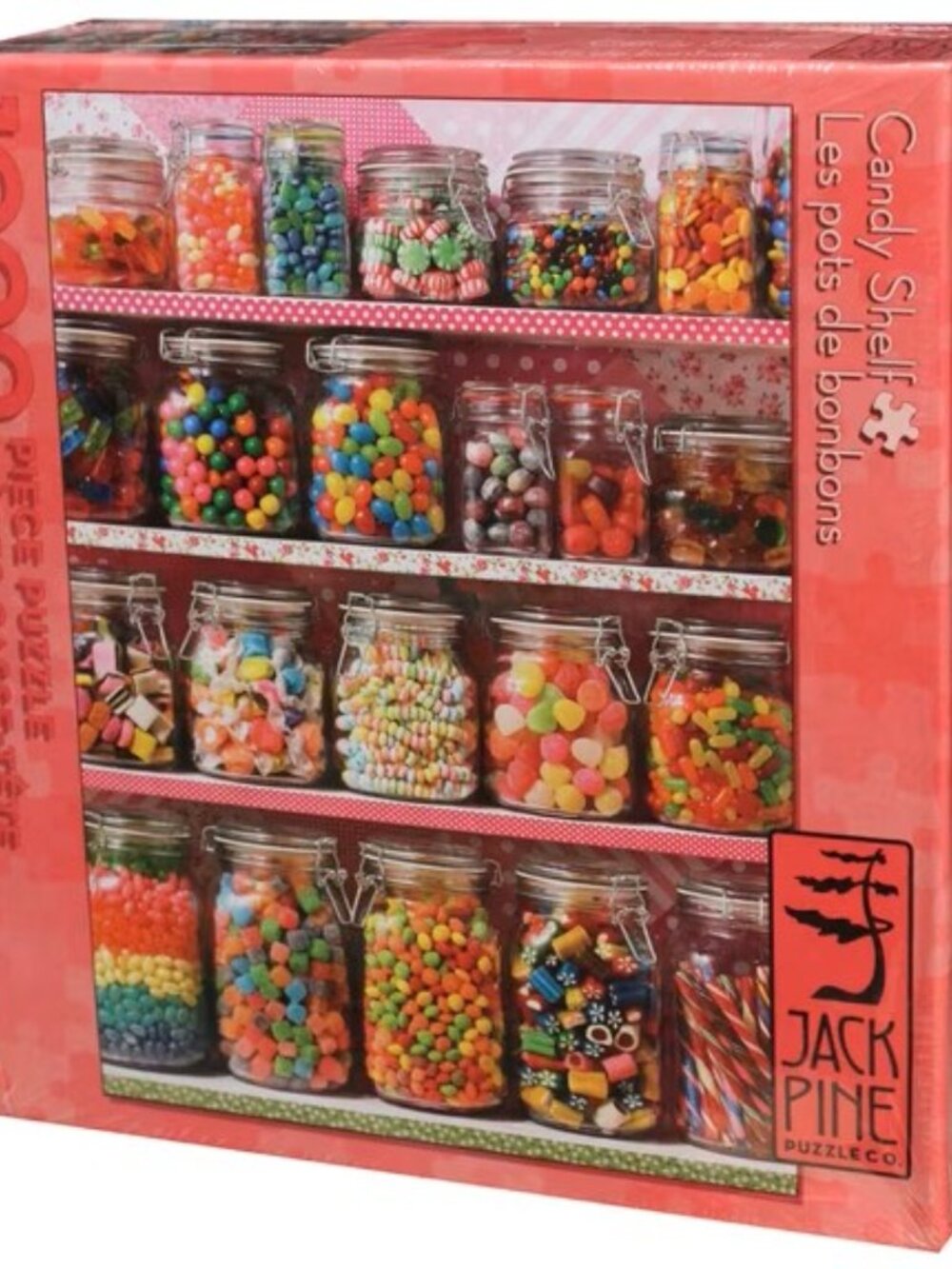 Pink Candy Shelf 1000-Piece Puzzle